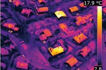 红外线用于建筑漏水监测