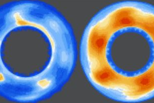 刹车片红外热像仪拍摄