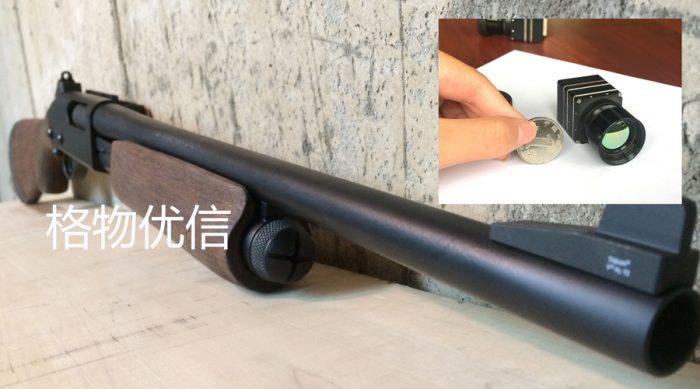 带红外热像仪的猎枪