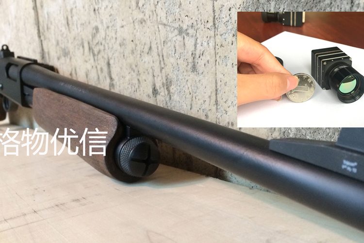 带红外热像仪的猎枪