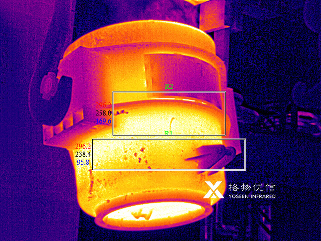 钢包监控热成像效果图