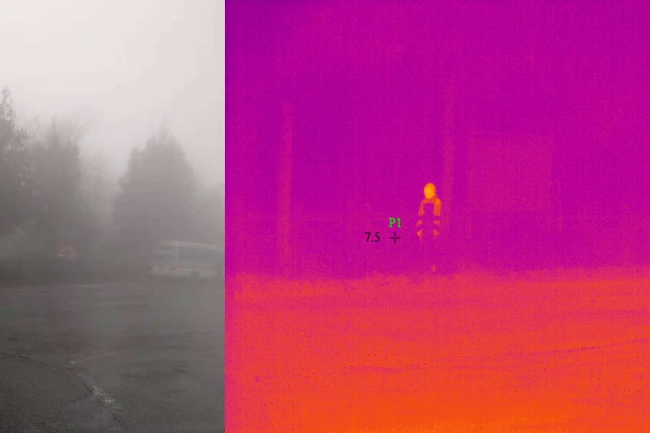 红外热像仪穿透性