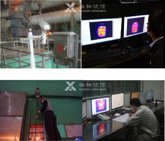钢包热成像监控现场
