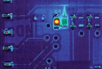 利用红外热像仪可以十分精准地检测出半导体的破裂