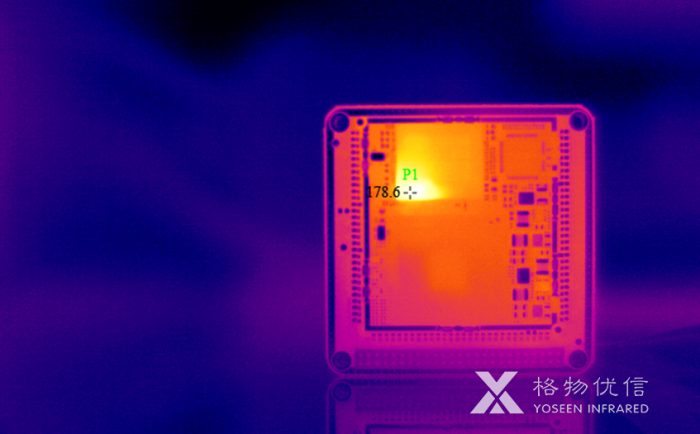 电路板异常高温均可通过红外热像图显示出来