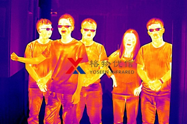 格物优信红外热像仪探测人体热像图