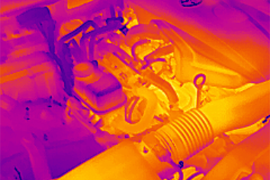 发动机热像图