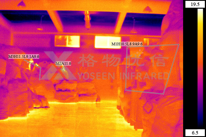 热成像仪实时监控仓库情况，实现早期防火预警！