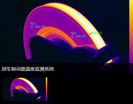 红外热像仪监测制动器