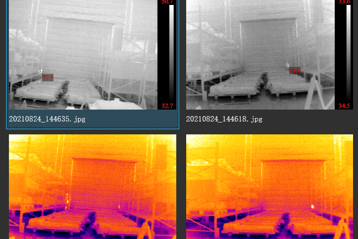 电池包仓库热成像监控