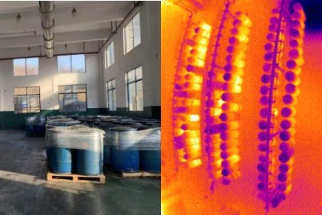 暂存库红外热成像