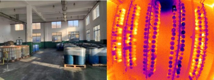 暂存库红外热成像