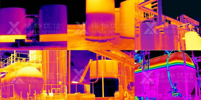 红外热像仪用于石化反应釜温度监测