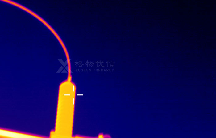 红外热像仪监测机器人关节臂线缆温度