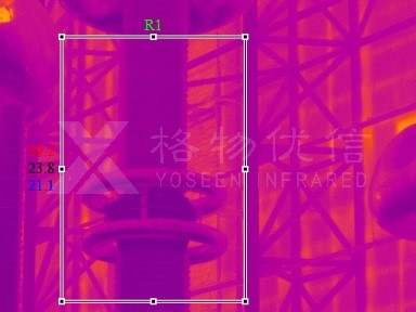 红外热像仪用于避雷器实时监测