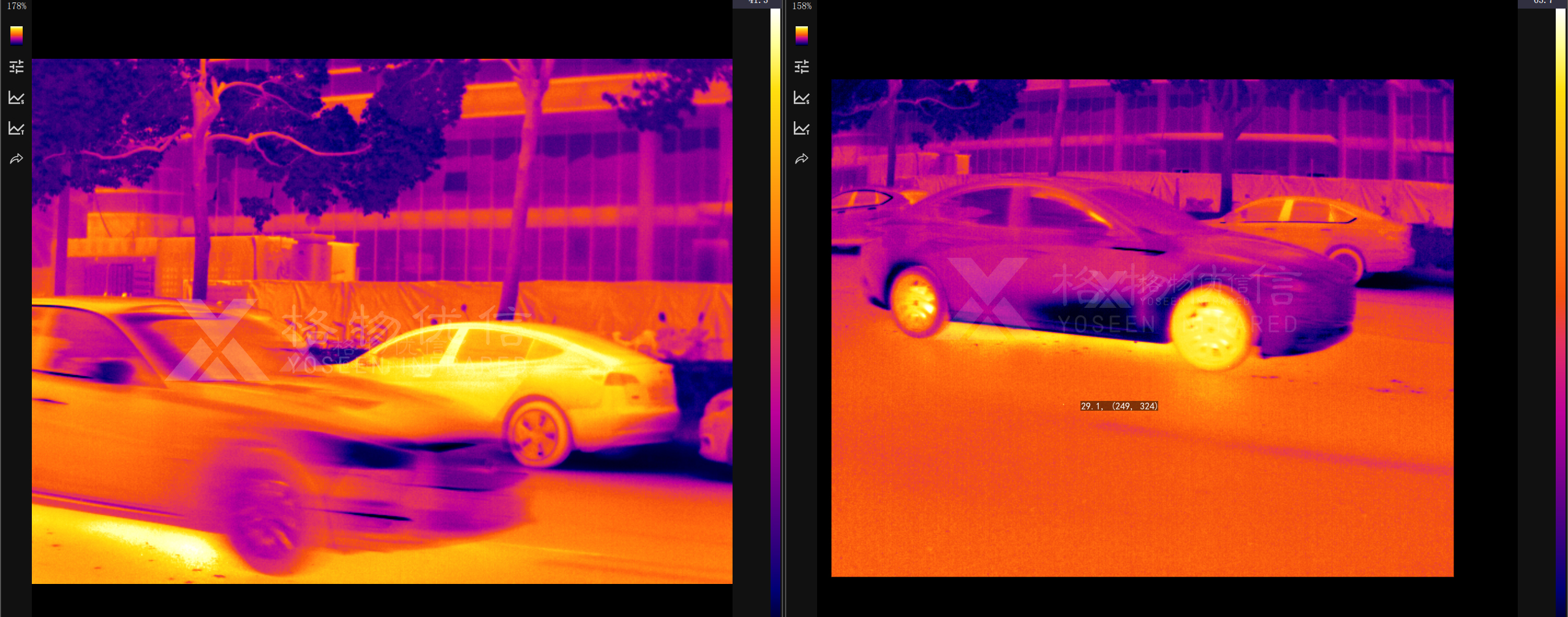 红外热像仪用于精准监测车辆制动盘温度