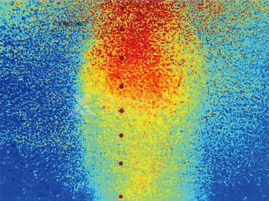 红外热像仪用于等离子陶瓷涂层表面温度和均匀性质量控制