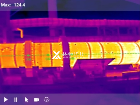 高温红外热像仪用于特种玻璃熔炉监测