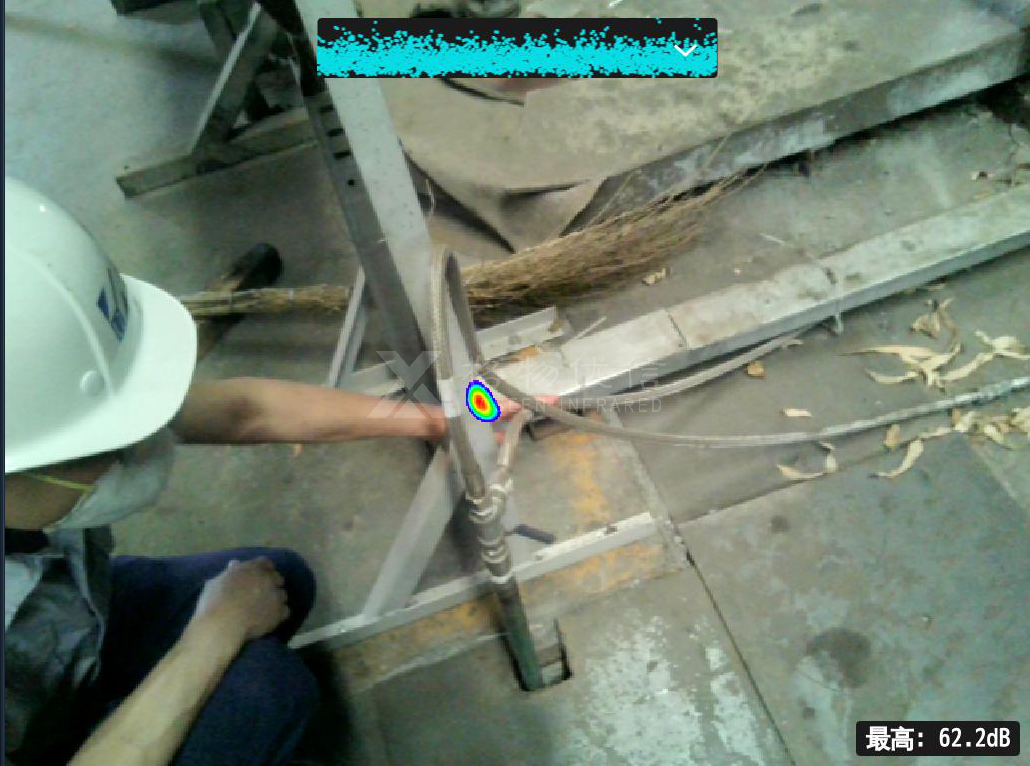 鞍钢联众现场检测实录:声热像仪1小时排查34处隐患,12处气体泄漏与4处变压器局放精准定位