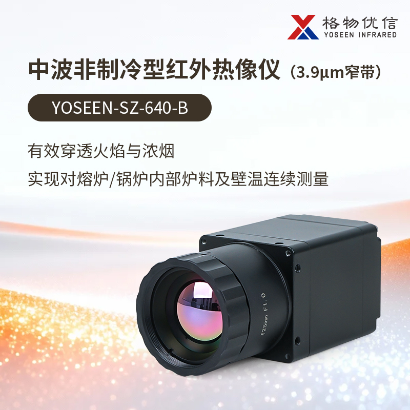 穿火测温：格物优信 3.9μm 中波热像仪，穿透火焰看清真实温度场