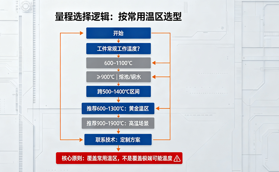 短波红外热像仪选型指南:为什么测温范围不是越大越好?
